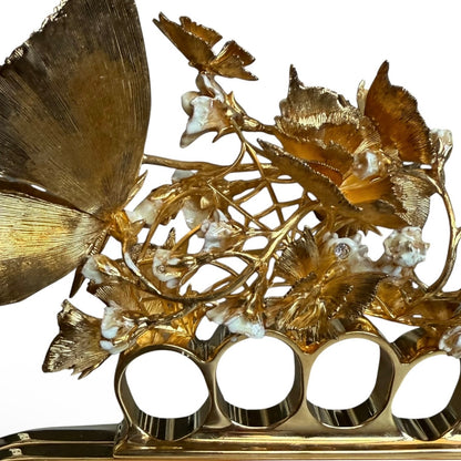ALEXANDER MCQUEEN Butterfly Leather Clutch