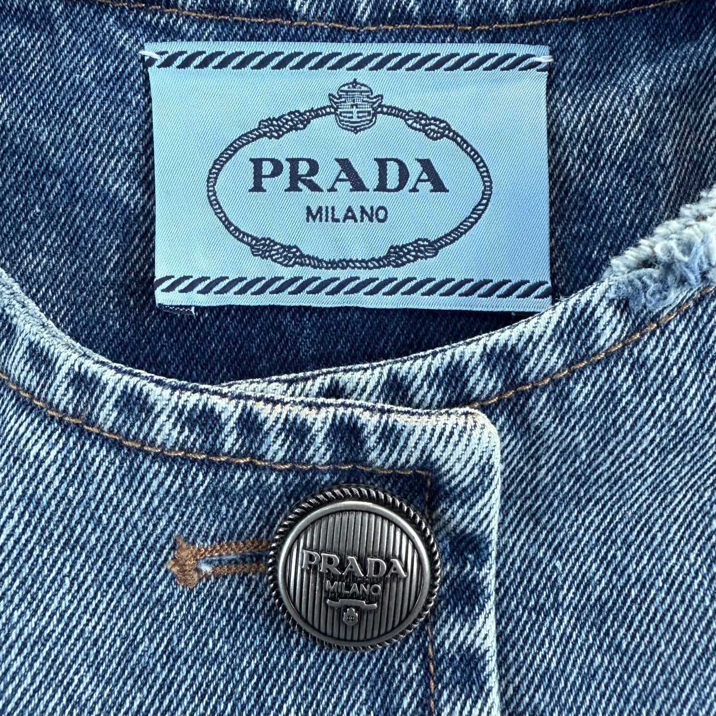 PRADA Denim Blouson Jacket