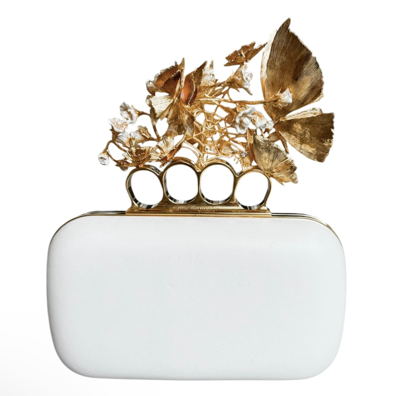 ALEXANDER MCQUEEN Butterfly Leather Clutch