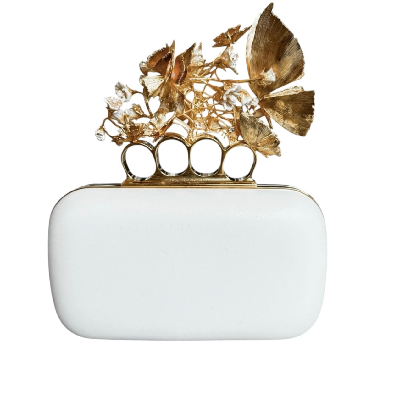 ALEXANDER MCQUEEN Butterfly Leather Clutch