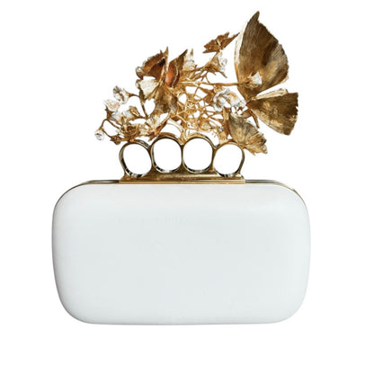 ALEXANDER MCQUEEN Butterfly Leather Clutch