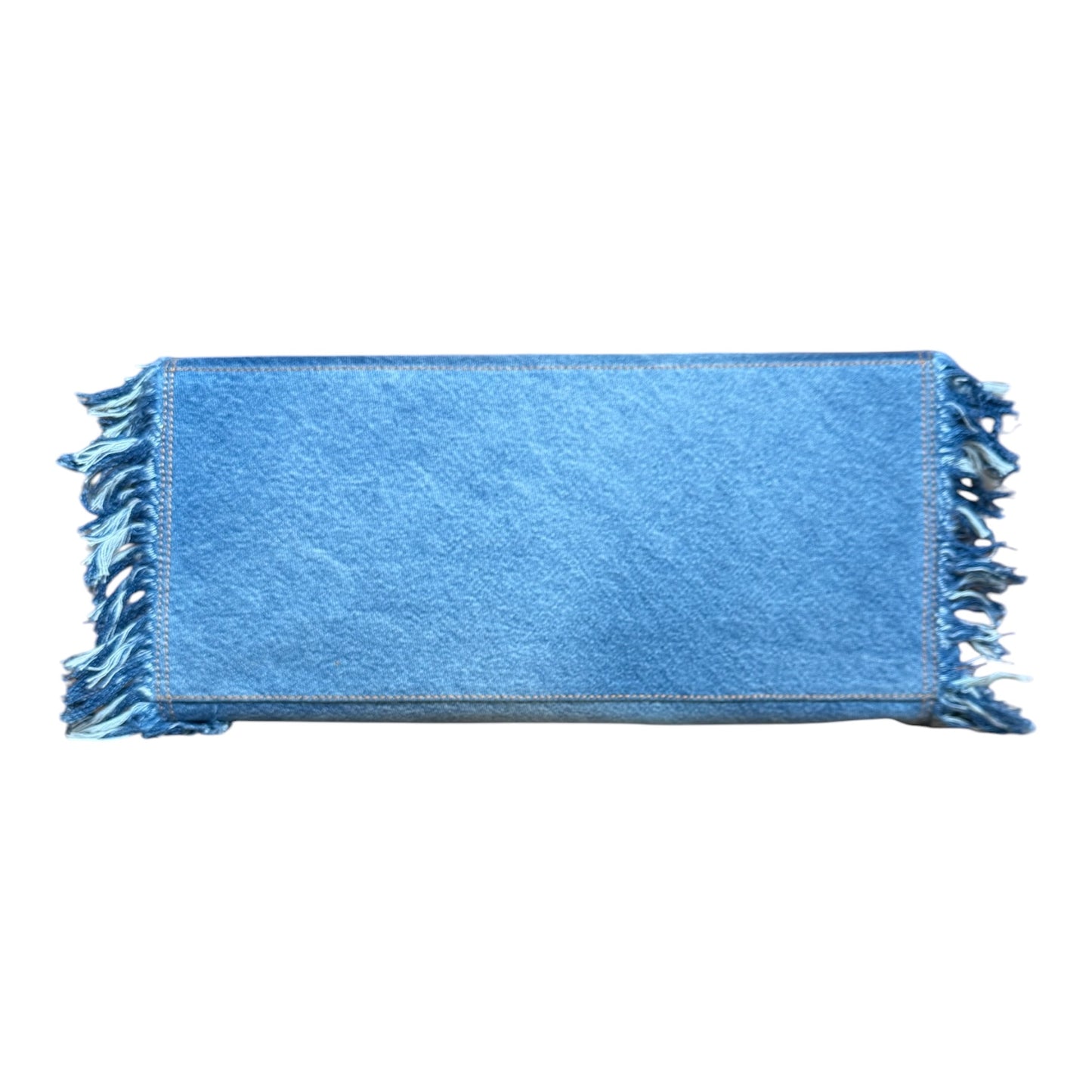 FENDI Denim/Fringe Tote