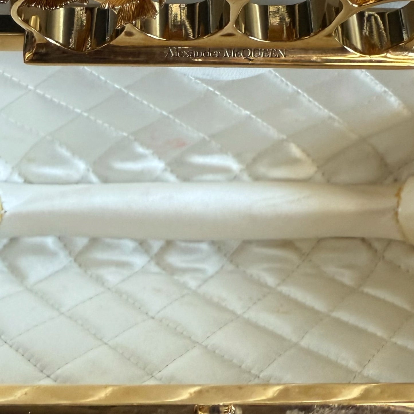 ALEXANDER MCQUEEN Butterfly Leather Clutch
