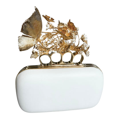 ALEXANDER MCQUEEN Butterfly Leather Clutch