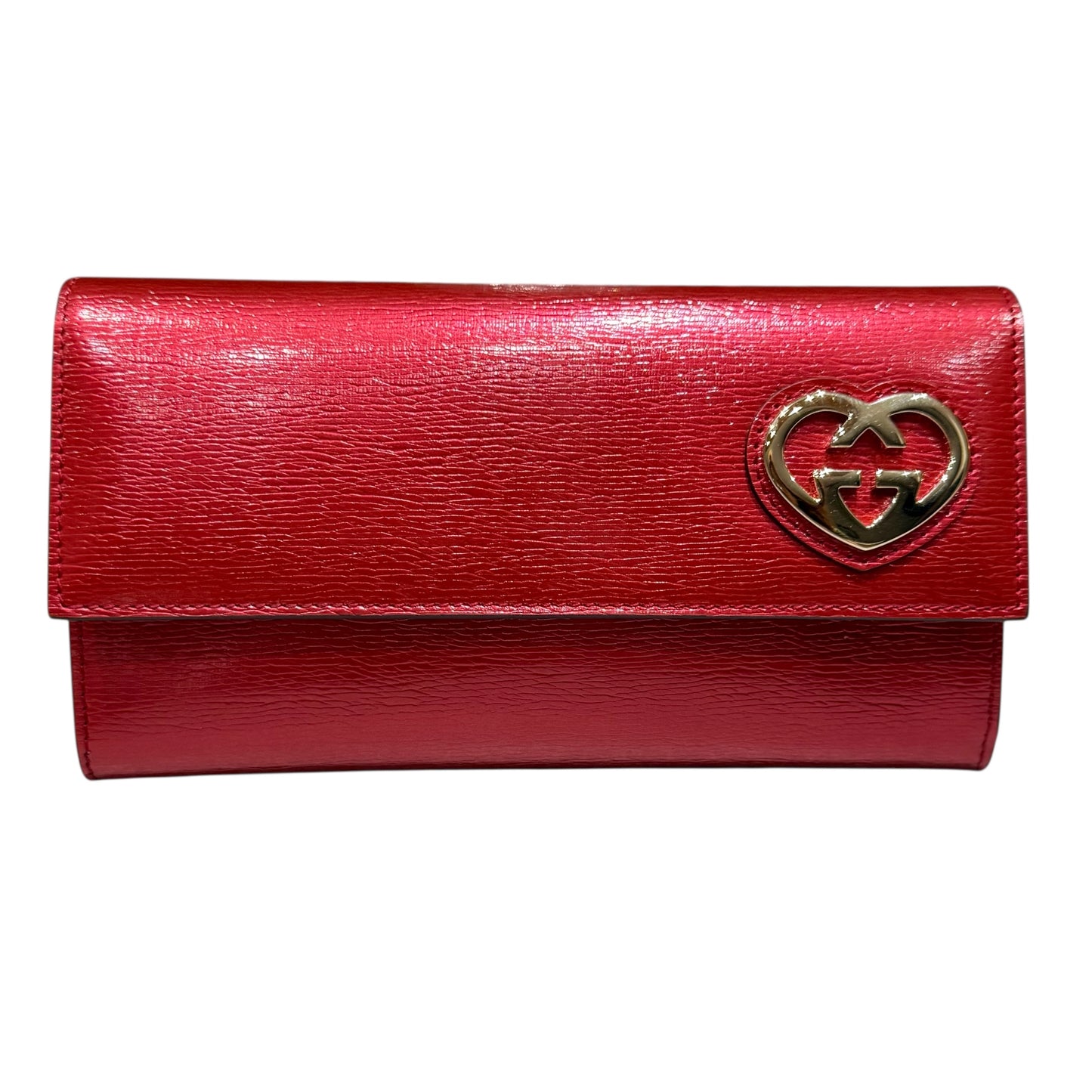 GUCCI Red Heart Wallet