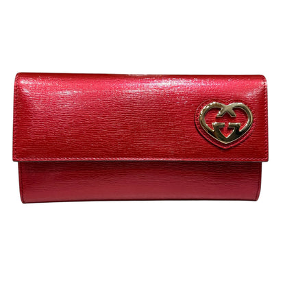 GUCCI Red Heart Wallet