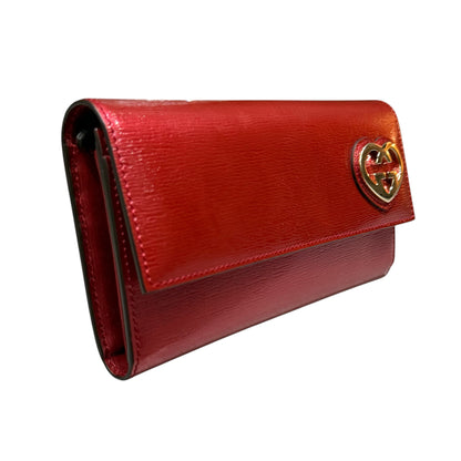 GUCCI Red Heart Wallet